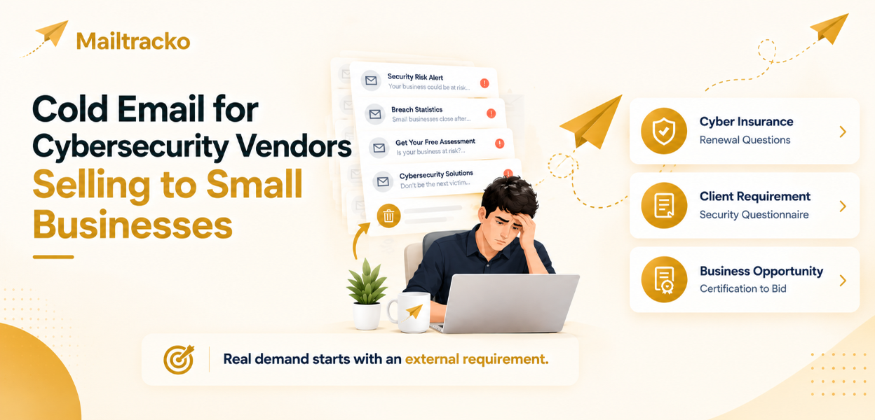 Cybersecurity vendor prospecting small businesses