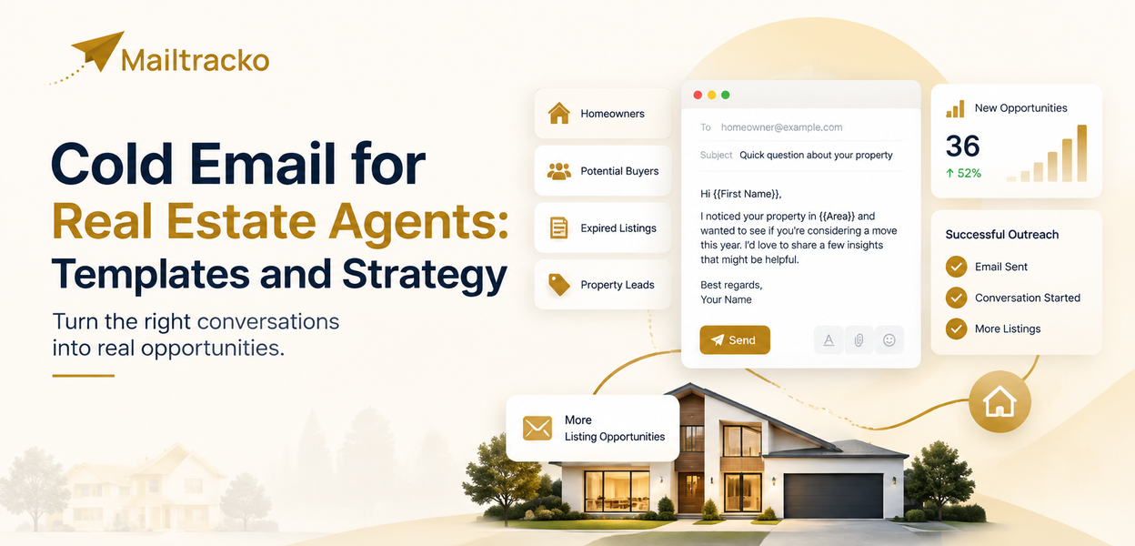 Cold email strategy for real estate agents