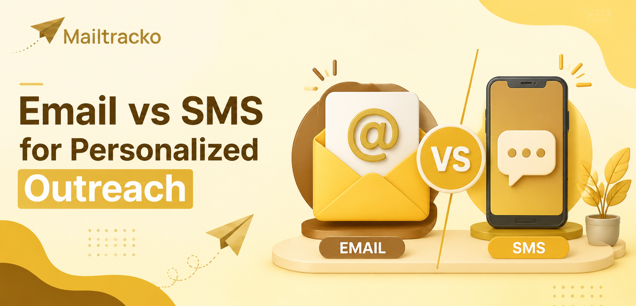 Comparison of email and text message outreach