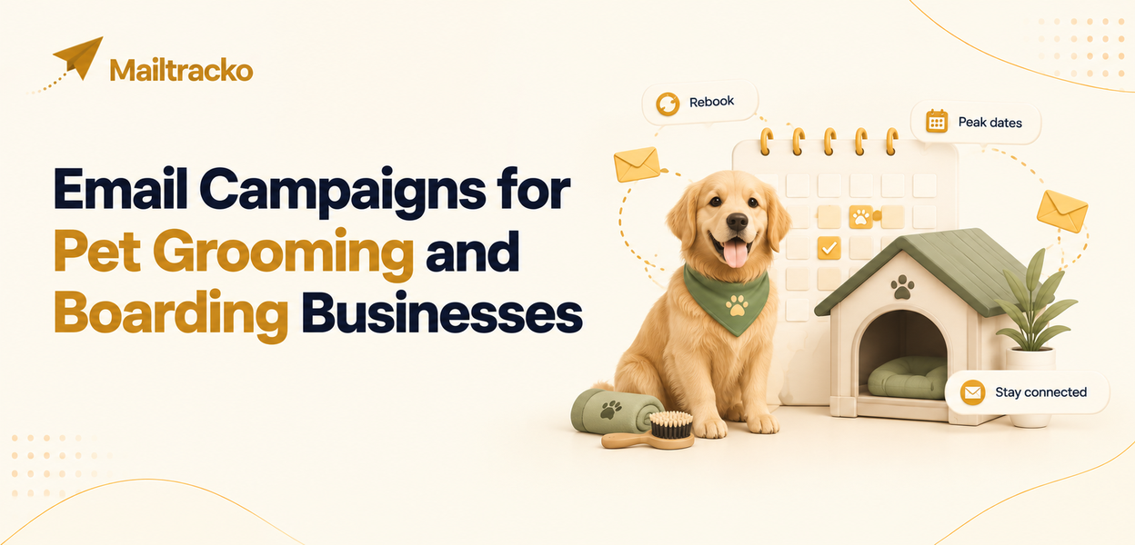 Pet grooming business sending booking reminders