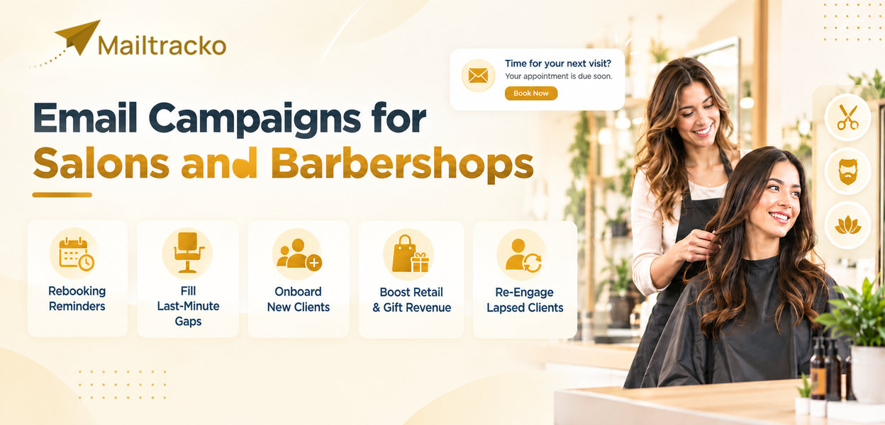 Salon managing client bookings and reminders