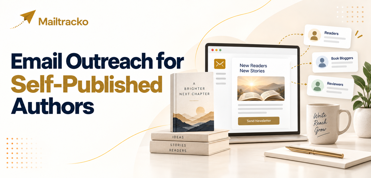 Self-published author emailing readers and reviewers