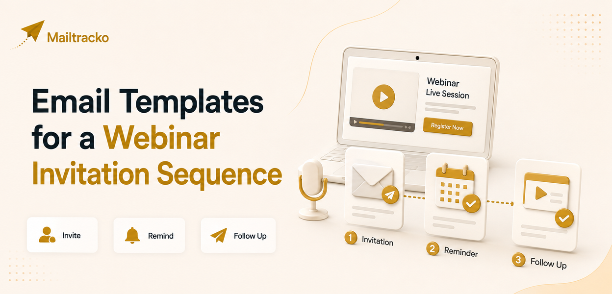Webinar invitation email sequence