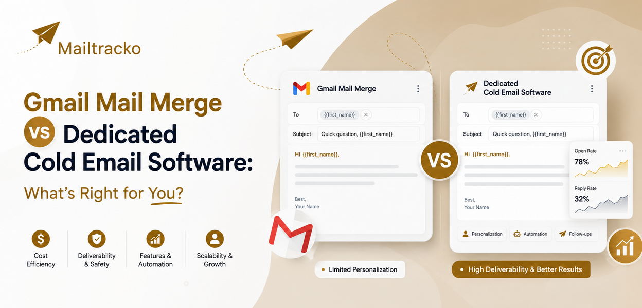 Gmail mail merge vs cold email software