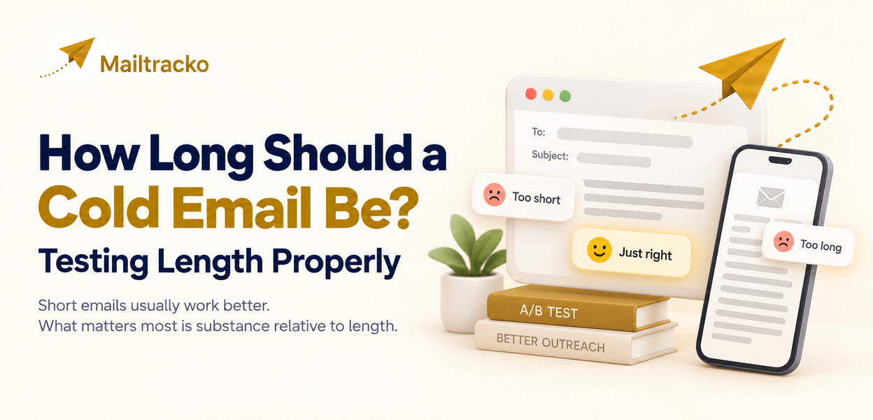 Comparing short and long cold email drafts