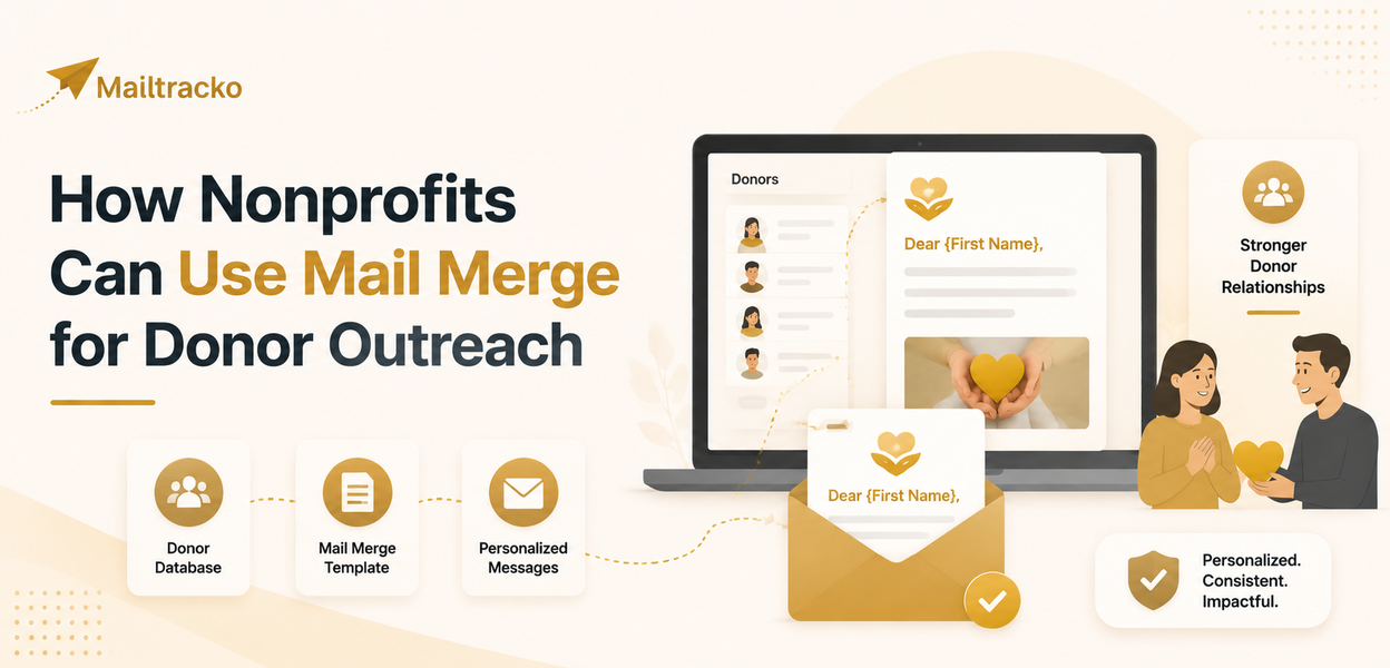Mail merge for nonprofit donor outreach