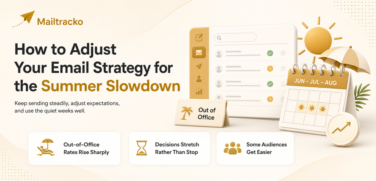 Email campaign planning during a quiet summer period