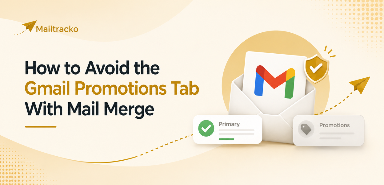 How to avoid Gmail Promotions tab with mail merge emails