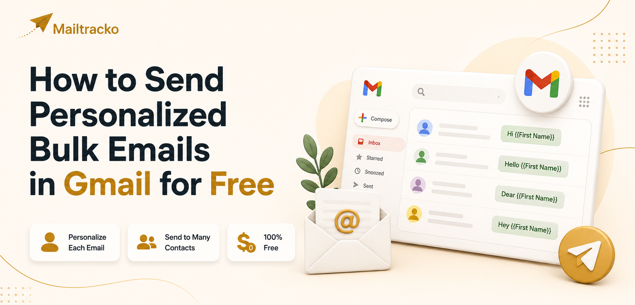 How to send personalized bulk emails in Gmail for free