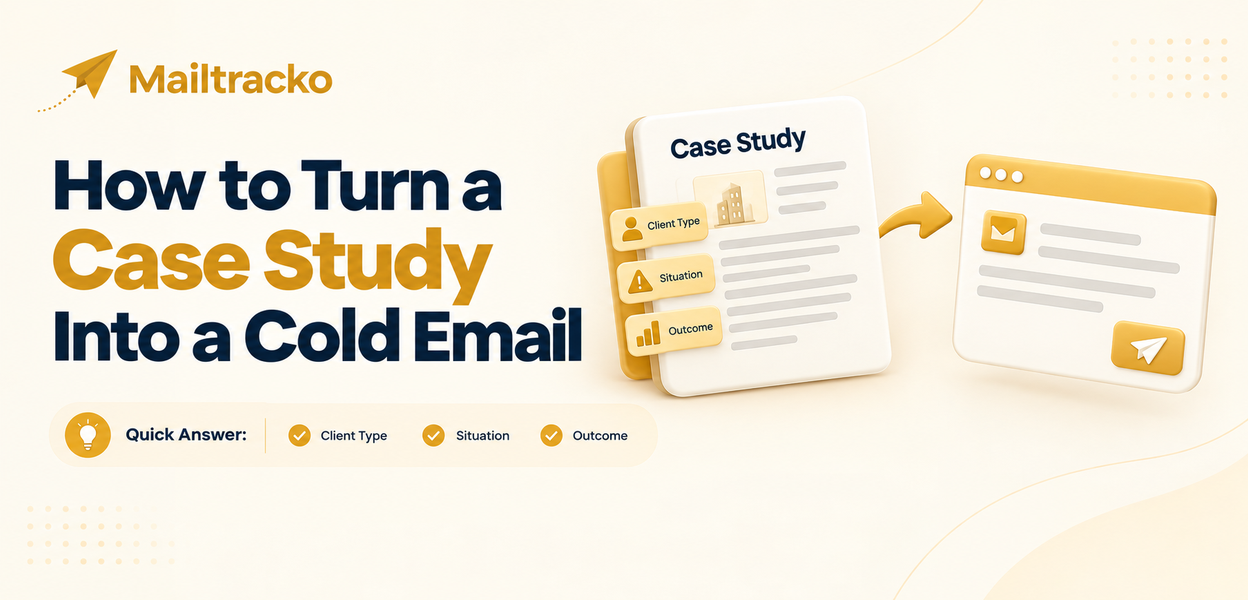 Compressing a case study into an outreach message