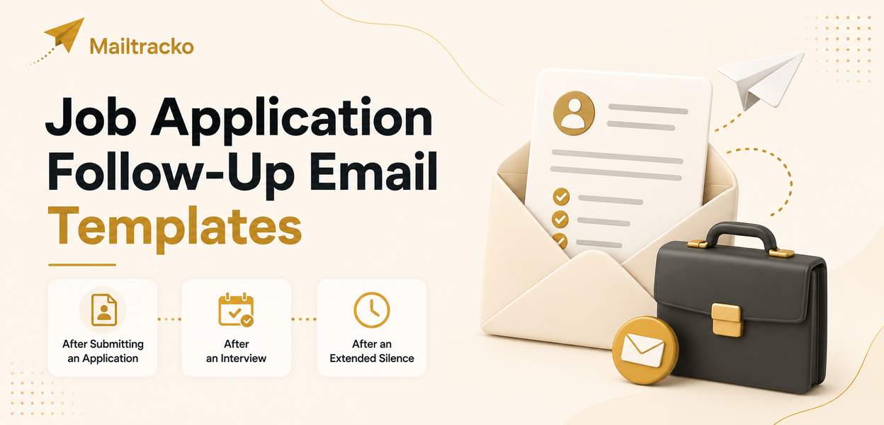 Job application follow-up email templates