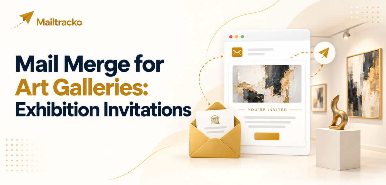 Gallery sending private view invitations