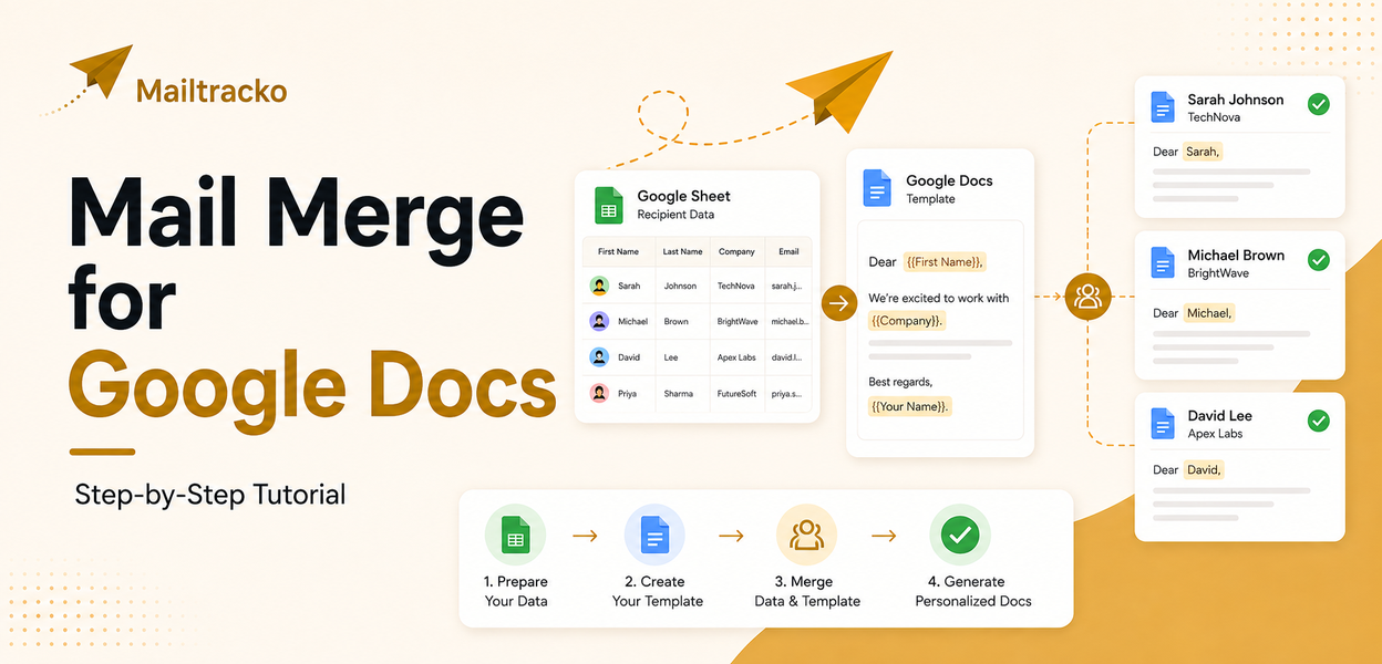 Mail merge for Google Docs step-by-step tutorial