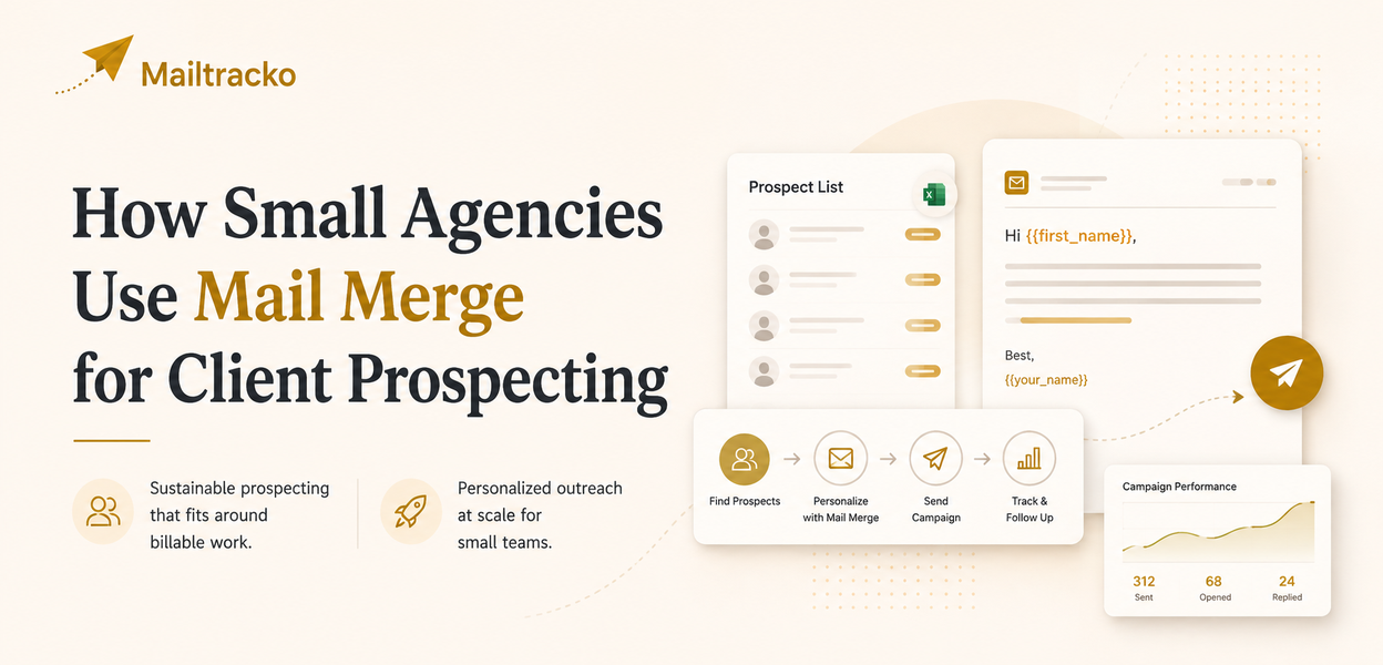 Mail merge for small agency client prospecting