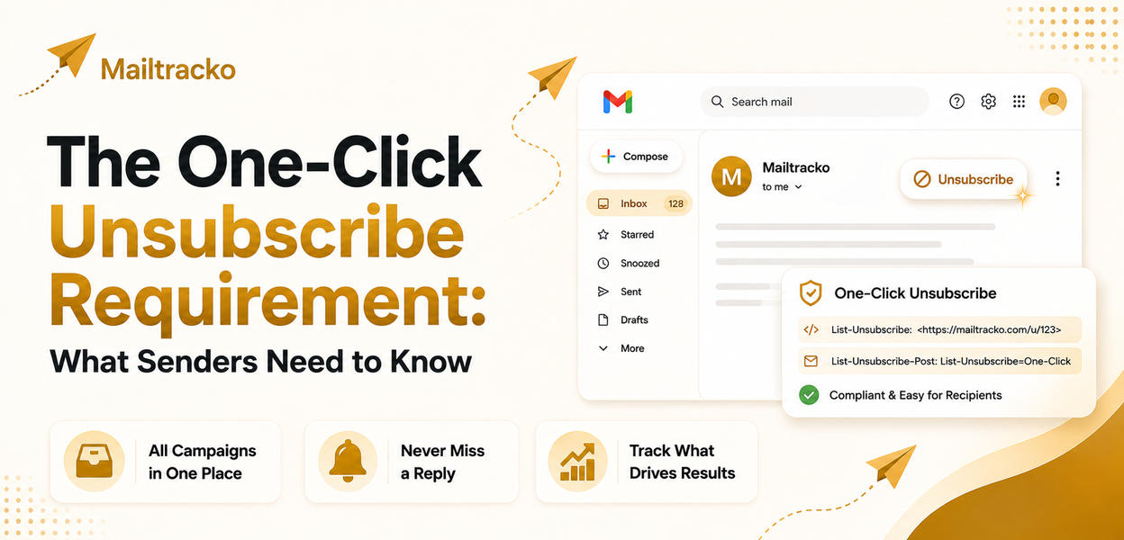 Native unsubscribe button in an email client