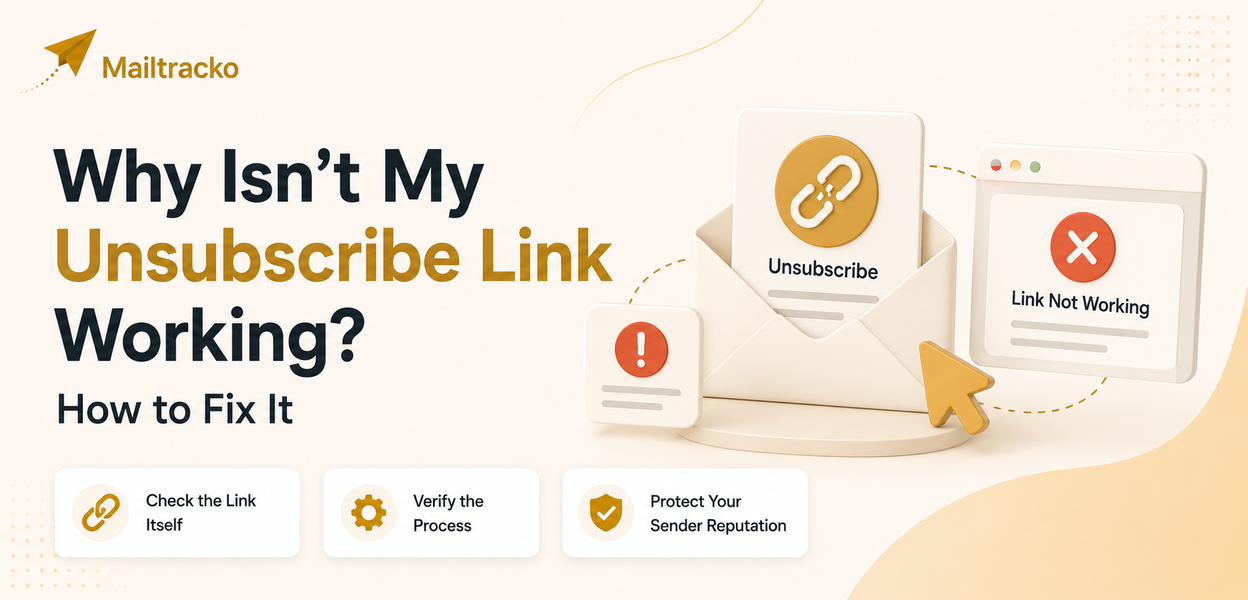 Testing an unsubscribe link in an email