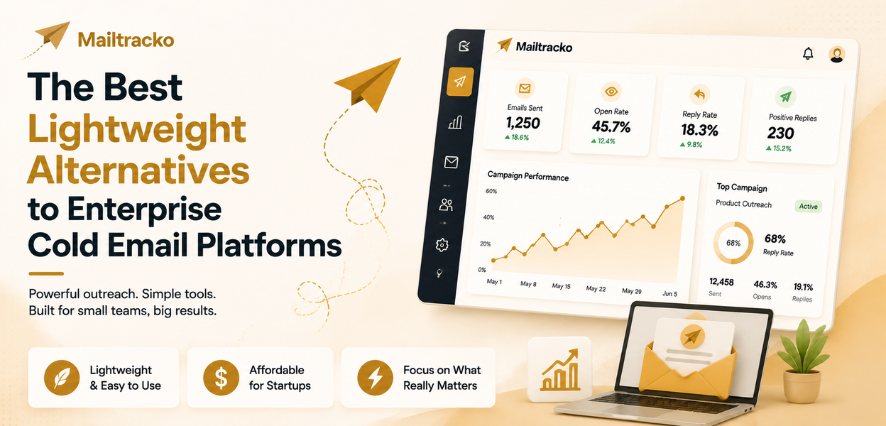 Best lightweight alternatives to enterprise cold email platforms