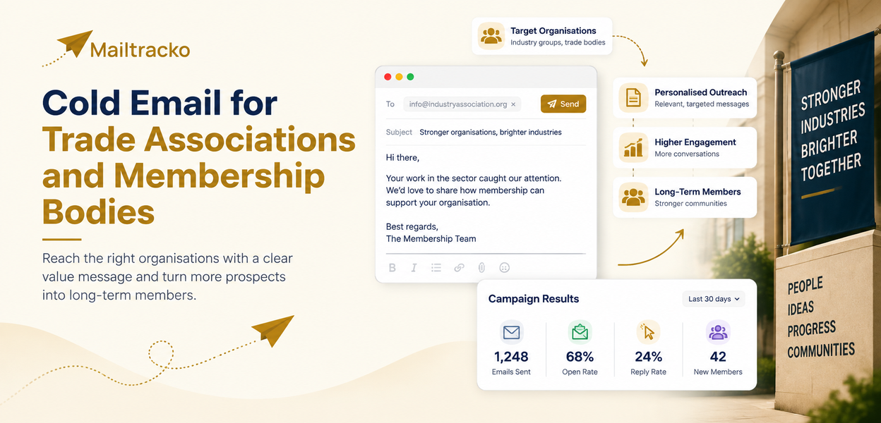 Trade association recruiting members by email