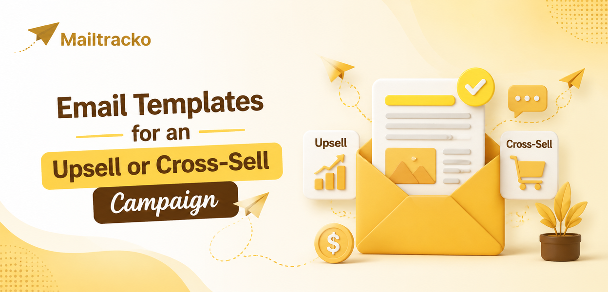 Upsell and cross-sell email campaign
