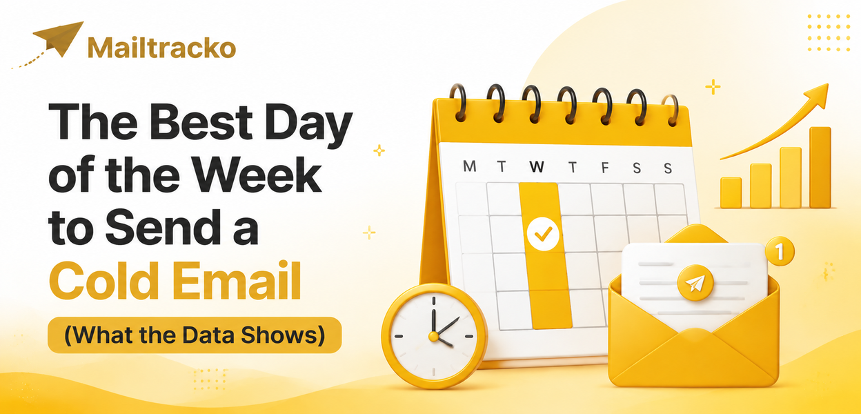 Weekly calendar showing email send days