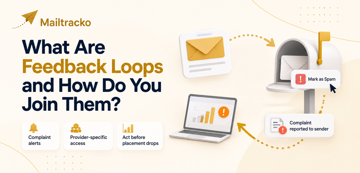 Complaint feedback loop reporting to a sender