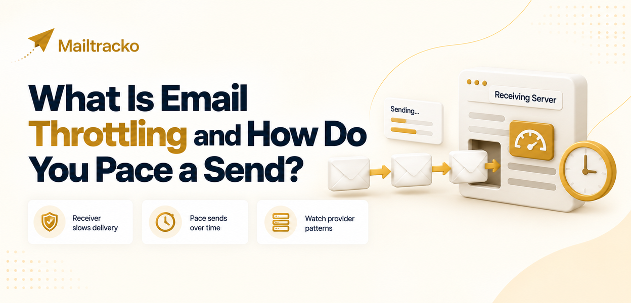 Pacing an email send to avoid throttling