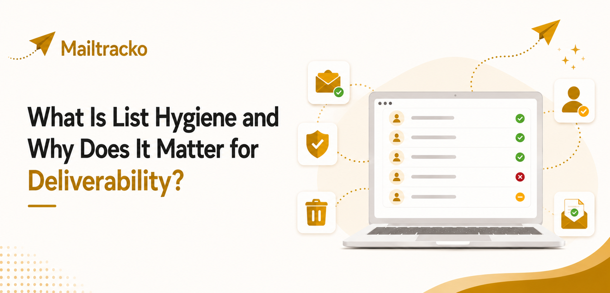 Cleaning and maintaining an email contact list
