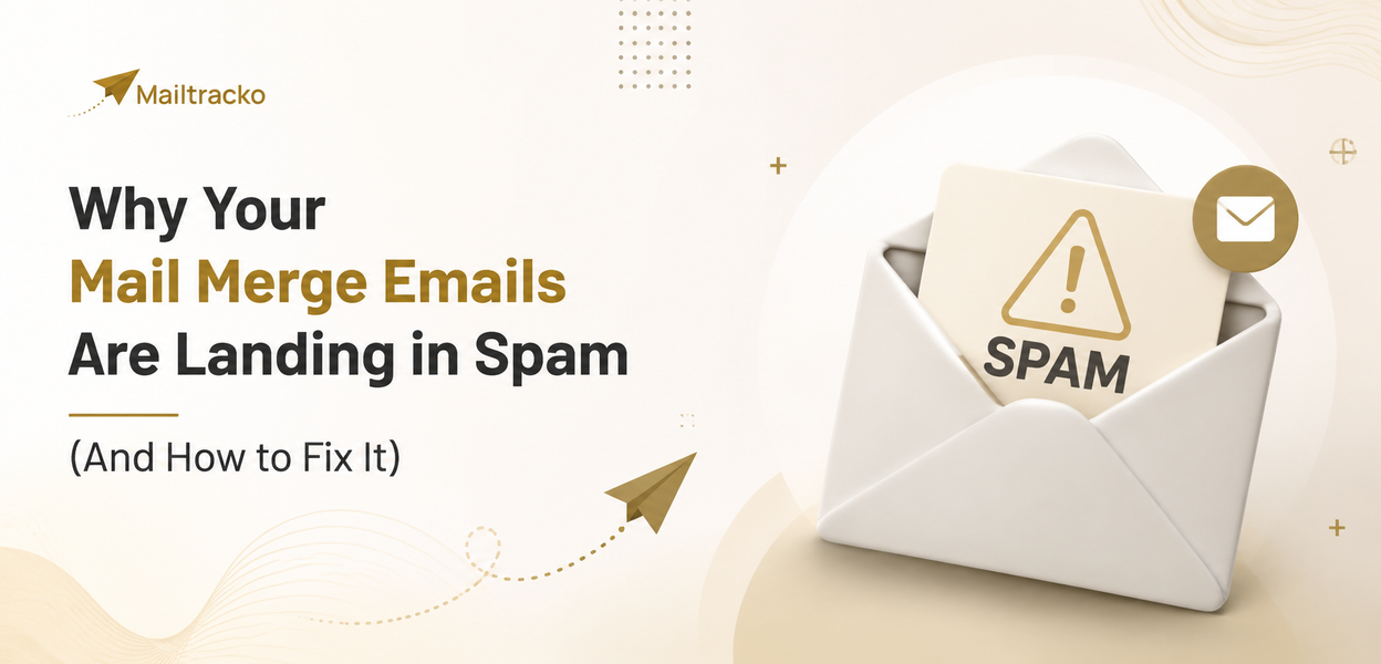 Why mail merge emails are landing in spam and how to improve email deliverability